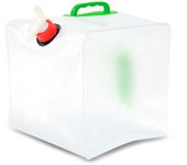 Bolsa de agua plegable para exteriores de 5 l, 10 l, 15 l y 20 l, gran capacidad, portátil, hervidor de agua, cubo de plástico, equipo de acampada.