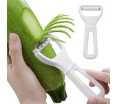 Rallador de verduras Manual multifunción, picador de frutas y verduras, cuchillo para patatas y zanahorias, pelador en juliana, rebanador de herramientas de cocina
