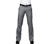 Pantalones acampanados para hombre, pantalones formales, pantalones con parte inferior acampanada, pantalones de traje blancos para baile, pantalones de traje para hombre, talla 28-37 28 gris