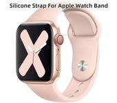 Correa de silicona para Apple Watch Band 45mm 44mm 49mm 41mm 40mm 42mm 44 45 mm pulsera correa iwatch Ultra series 7 se 3 4 5 6 8 38  40 41 mm S-M