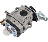Kit de carburador de 15 mm Accesorios para cortadora de césped de gasolina Scooter Desbrozadora Carburador para motocicleta de bolsillo de 2 tiempos 40-5 43CC 47CC 49CC 50CC plata