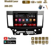 Android de 10 pulgadas para Mitsubishi Lancer 2008-2015 Radio de coche reproductor de vídeo Multimedia navegación GPS WIFI 1 + 16GB
