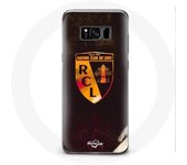 Funda Samsung Galaxy S8 lente rcl fondo naranja negro