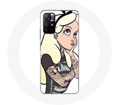 Coque pour Xiaomi Redmi Note 11s 5G Alice Princesse tatouée