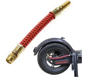 Adaptador de extensión de válvula de neumático para bomba de patinete eléctrico Xiaomi Mijia M365, inflador de aire con boquilla extendida, tubo suave