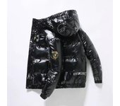 Chaqueta de plumón de invierno de alta calidad para hombre, chaqueta de otoño, chaqueta de plumón de pato blanca, versión corta, moda coreana, chaqueta con capucha juvenil. S blanco
