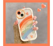 Funda de teléfono transparente con bonito corazón y amor a prueba de golpes para Iphone 14, 13, 12, 11 Pro Max, funda trasera transparente de silicona suave For iPhone 11