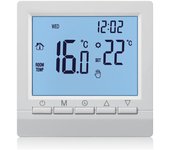 Regulador de temperatura de calefacción de caldera de gas programable Control manual alimentado por baterías Termostato con bloqueo para niños azul