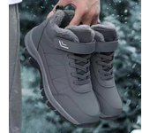 Invierno Nuevas Botas de Nieve para Hombre Clásico Oferta Especial Moda Botines con Terciopelo Cálido Antideslizante Botas Deportivas de Montañismo 44 negro