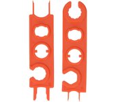2 llaves fotovoltaicas ligeras y portátiles PPO PSA, color naranja, para diodos de conectores fotovoltaicos.