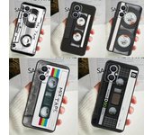 Funda con diseño de casete para OPPO Reno 8T, 4Z, 5Z, 8, 10, 11 Pro, 4, 5, 6, 7 Lite, OPPO Find X6 Pro, X3, X2, X5 Lite OPPO Reno8 T 4G