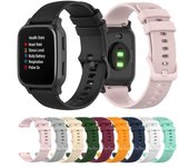 Correa de silicona de 20 mm para reloj inteligente Garmin Venu SQ Venu 2 Plus, correa de repuesto para Xiaomi Huami Amazfit Bip S/U 20mm