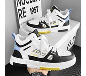 Zapatos de diseñador de moda para hombre, zapatillas informales con plataforma, zapatillas con cordones, zapatillas para estudiantes, zapatos vulcanizados para hombre, zapatillas para hombre 39