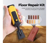 Kit de reparación de laminado para el hogar, Kit de reparación de pisos, herramienta de reparación de tableros de madera multifuncional DIY varios colores