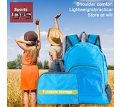 Mochila de viaje unisex con múltiples bolsillos, ultraligera, plegable, impermeable, para la universidad, escalada, senderismo, negocios, mochila de día verde