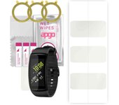 3 protectores de pantalla mate de hidrogel apgo para Samsung Galaxy Gear Fit 2 Pro L, película de hidrogel, TPU flexible y suave con capa de posicionamiento de fácil instalación