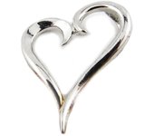 Les Trésors De Lily [B9571] - Pendentif Argent 'Love Câlin' argenté - 16x26 mm plata