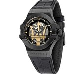 Reloj automático para hombre Maserati R8821108036 Potenza con esfera negra
