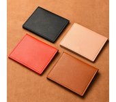 Tarjetero ultrafino pequeño con ranuras para múltiples tarjetas, tarjetero, cartera para mujer y hombre, tarjetero para hombre, cartera sólida color rosa