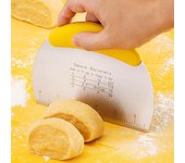 Raspador de masa, cortador de pasteles, cortador de masa de pan, pizza, picador, raspador de pasteles, raspador de banco de acero inoxidable, accesorios para hornear, herramientas