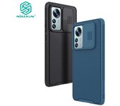 Estuche Nillkin CamShield Pro para Xiaomi 12 Pro Phone Cover TPU PC Camera Slider Luxury Shockproof Back Cover Xiaomi Mi 12 Pro negro