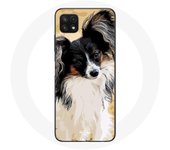 Coque pour Samsung Galaxy A22 5G Épagneul nain continental papillon Race de chiens