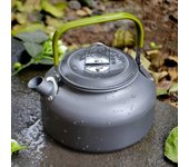 Hervidor de agua para exteriores, utensilios de cocina para acampar, utensilios de cocina con mango plegable ergonómico, hervidores de agua para Picnic, herramientas portátiles para exteriores
