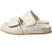 Sandalias con doble cinturón y plantilla F42105 Blanco roto cm [Fabiorsconi] Mujer 24.0
