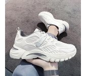 Zapatos deportivos casuales cómodos y de moda de verano para hombres 44 blanco