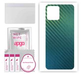 apgo Protective Skin Sticker for the back compatible with T-Mobile T Phone 5G, Wrap Film, Foil, Vinyl - Pattern Carbon Chameleon CAKA1