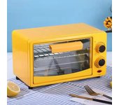 Horno eléctrico multifuncional de 12 litros con temporizador para hornear 6 units or more amarillo
