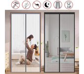 2025 Verano Mosquitera Magnética Pantalla Automática Cortina de Puerta Cortina de Malla Verano Anti Insecto Cocina Etiqueta Cortina Ventana Puerta Cortina Red 70X210CM
