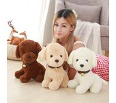 1 pieza 40cm lindo perro de peluche de juguete suave muñeca de animal de peluche niños bebé Kawaii juguete niños cachorro perro cumpleaños