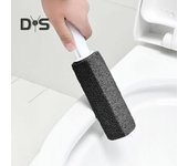 Piedra pómez para inodoro Eliminación de manchas de agua dura Depósitos de calcio Mango largo Agarre ergonómico Limpiador de inodoro blanco