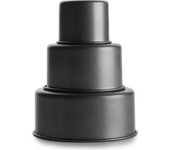 Ibili 827400 Moule Mini Tartes à 3 Etages Acier