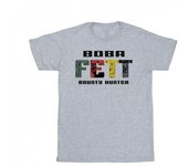 Star Wars Mens Boba Fett Character Logo T-Shirt M blanco