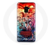 Coque pour Samsung Galaxy A8 Plus Stranger Things Teaser Saison 4 Affiche Personnages Art