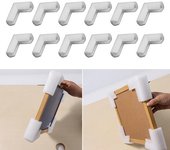 12/24 piezas de protector de esquina de espuma para espejo fotográfico, marco de TV, protección de bordes, embalaje de envío, funda protectora de borde de cojín de espuma móvil 12pcs