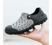 Sandalias de hombre, zapatos de playa, verano, exterior, ocio, deportes, huecos, ventilación, zapatos de jardín de gran tamaño, sandalias antideslizantes, talla 40-46 40