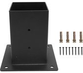 Soporte para Cenador Galvanizado con Recubrimiento en Polvo Totalmente Soldado Soporte para Poste de Cenador para Poste de Madera de Pérgola