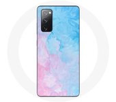 Coque pour Samsung Galaxy S20 FE Fond bleu rose