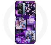Funda Oppo A77 5G BTS concept violeta
