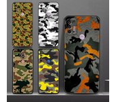 Funda para Motorola G60 G30 G22 Edge 20 G51 G52 G50 G31 G53 One Fusioin G71 G72 G60s G200 G9 G8 Funda para teléfono Camuflaje militar Moto G53