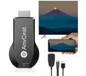 HDMI Mirror Cast Genuine Wireless mirroring to display your mobile phone screen on 4K HD 1080p output without HDMI video Easy to connect to TV to