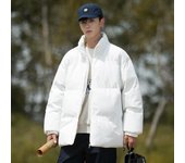 Chaqueta deportiva informal para hombre, moda de invierno, para exteriores, chaqueta informal para mujer L beige