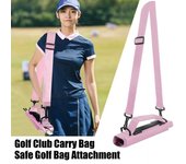 Bolsa pequeña de viaje para palos de golf, para hombres y mujeres, miniporta palos de golf portátil, bolsa de golf Sunday rojo