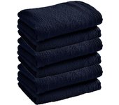 Lot de 24 serviettes invité éponge  Spa  30 x 50 cm / 400 gr/m² -  Spa  Bleu Nuit