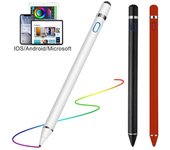 Lápiz óptico universal para Apple, iPad, tableta, teléfono móvil, lápiz óptico de dibujo para teléfono, tableta, lápiz para pantalla táctil, Android IOS blanco