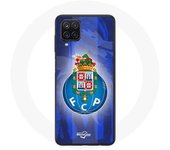 Coque maniacase pour samsung Galaxy A12 fcp porto fond bleu portugal