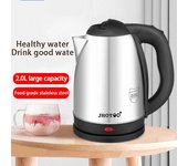 Hervidor eléctrico de acero inoxidable de 2 l, electrodomésticos de cocina, hervidor inteligente, hervidor con silbato de 1500 W, tetera samovar para té y café, termo de regalo 2L&EU
